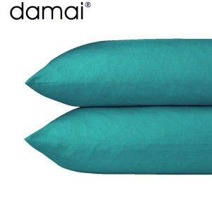 Damai Nightkiss kussensloop Turquoise set van 2