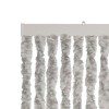 Deurgordijn  - Vliegengordijn Martinique kattenstaart grijs - wit, 90x210cm