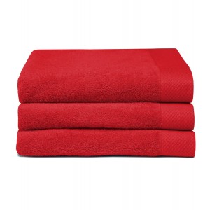 Seahorse Handdoek Pure rood