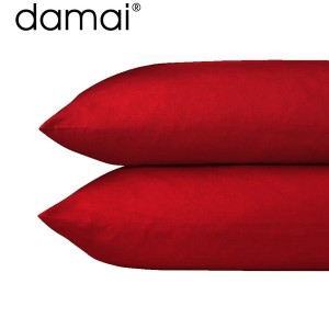 Damai Nightkiss kussensloop rood set van 2 met rits